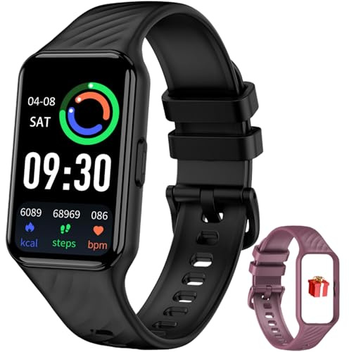 IOWODO Smartwatch Uomo Donna, 1.47 Orologio Intelligente Chiamate Bluetooth Fitness, 24H Smart Watch Monitor del SpO2/ Sonno, 100 modalità Sportive, IP68 Fitness Tracker per Android iOS
