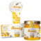 Honig Etiketten 250 g mit Gewährverschluss selbst gestalten – ab 25 Stück – Honig Aufkleber personalisierbar, selbstklebend, ablösbar – Honigetiketten für Honiggläser – (HONIG - 250 g - GEW11)