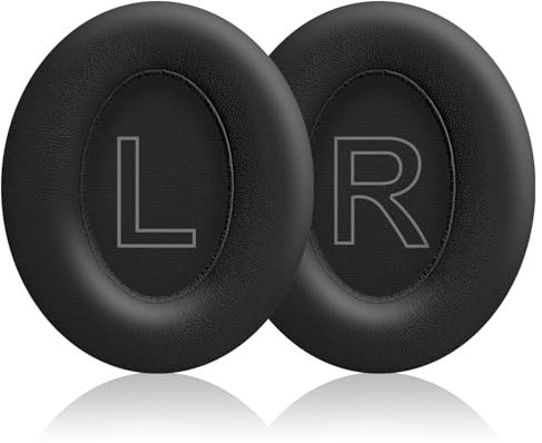 Replacement Earpads for Anker Soundcore Life 2/Q20/Q20+/Q20I/Q20BT Headphones, Ear Cushions Headset Earpads Ear Cups Cover Repair Parts-Black
