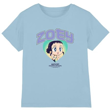 Kpop Demon Hunters Unisex Kids Kpop Demon Hunters - Huntrix Zoey Collegic Kids T Shirt T-Shirt