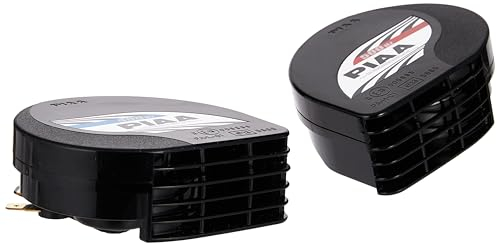 PIAA 85114 Slim Line 400 Hz + 500 Hz 112dB Sport Horn Kit