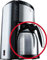 Melitta Look Deluxe Therm kanne, Schwarz