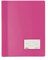 Durable Duralux Mappe mit Lamellen, A4+, transparenter Deckel, farbig dunkelrosa