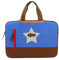 F|23, Urban Survival Laptop-Tasche für Laptops und Notebooks bis 15 Zoll, BxTxH: 41x3x31 cm, 2 Tragegriffe, Star, Blau/Rot, 30027-5