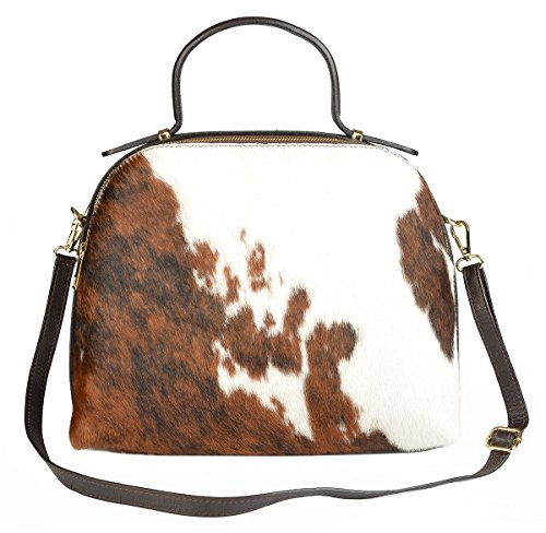 Damen Leder Tasche für Frauen Kuhfelltasche Umhängetasche Bag Kuhfelltasche Handtasche zur Tracht zum Dirndl zur Lederhose
