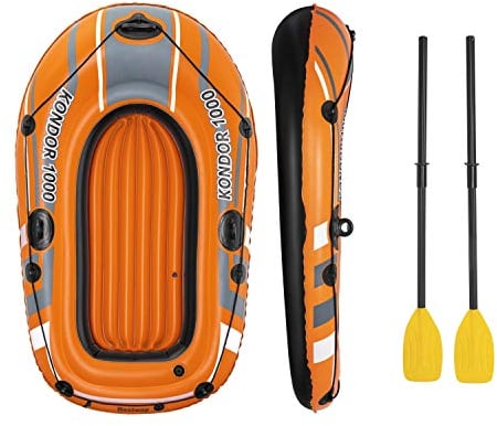 Bestway Schlauchboot-Set, Kondor 1000, 155 x 93 x 30 cm, für 1 Person