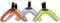 TRE PONTI T1001AR Easy Fit Fix Neon, Größe 1.5, orange
