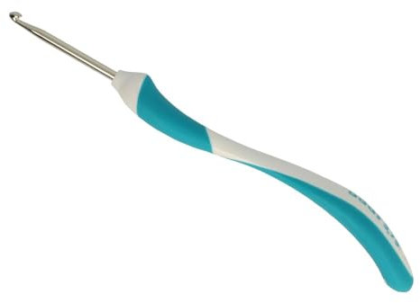 Addi AD1417017-3.75 Häkelnadeln, Kunststoff/Metall, Türkis, 17 x 0,4 cm