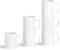 Argon Tableware 24x White Traditional Straight Sided Tea Mugs - 285ml (10oz) - Large Porcelain Latte Coffee Cups Set - Dishwasher and Microwave Safe