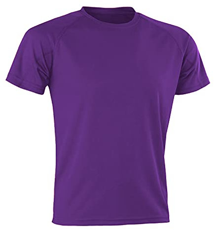Spiro Mens Aircool T-Shirt (XXL) (Purple)