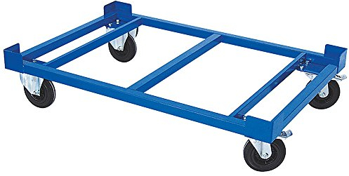 BRB Fahrgestell für Paletten, Gitterboxen, Behälter, LxBxH 1220x820x330 mm, Tragkraft 1000 kg