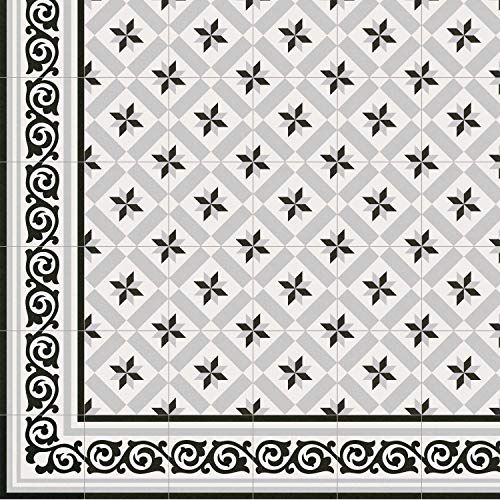 Carreaux orientals marocains 20 x 20 cm - En grès cérame émaillé - Rahma | FL6006