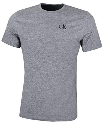 Calvin Klein Herren Newport T Moisture Wicking Leichtes T-Shirt - Silber - XL