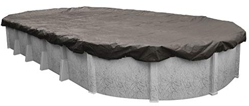 Robelle Magneisum 591824-4 Magnesium Winterabdeckung für ovale Aufstellpools, 5,5 x 7,3 m, braun
