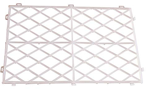 U Group Bar White Glass Stacking Mats 12 x 8inch - Pack of 10 - Shelf Liner, Shelf Protector