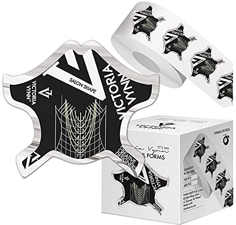 Victoria Vynn Self-adhesive Nail Forms 400pcs for Nail Extensions and Manicure Design