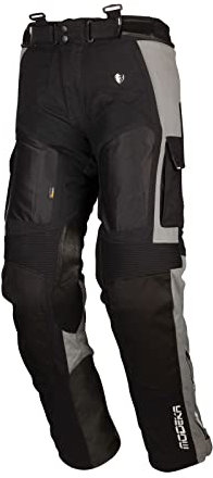 Modeka AFT Air Motorrad Textilhose (Gray/Black,XXL)