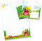 Briefblock mit Umschlag Bauernhof für Kinder Briefpapier-Set (Block A4 mit 25 Blätter + 15 Umschläge)