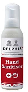Delphis Eco Commercial Hand Sanitising Foam 200ml | Plant-based, eco-friendly | Free from Phosphates, Dyes and Formaldehyde | Hand sanitiser