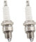 MCHNIC 2x Zündkerze M14-260 Isolator Spezial für Simson BK350 S50 S51 S70 S53 SR50 SR80 KR51/1 KR51/2 SR1 SR2 SR2E SR4-1 SR4-2 SR4-3 SR4-4 ES TS ETS ETZ EMW RT AWO IWL Troll Wiesel