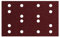 Metabo Haftschleifblätter 80 x 133 mm, P 120, 16 Löcher, Schleifblätter mit Kletthaftung (SRA) # 635194000