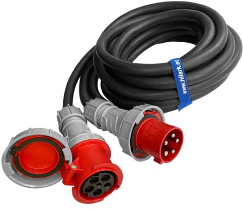 Hilark Cable Tech Veranstaltungs-Verlängerungskabel, Beleuchtungs-Verlängerungskabel, Baustellen-Verlängerungskabel H07RN-F 5G16 25m