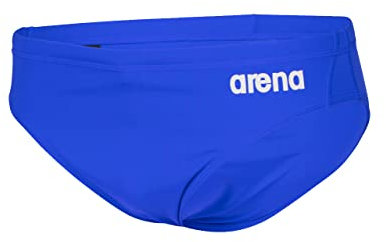 Arena Solid Team Junior Bañador para Niños, Secado Rápido, Tejido MaxLife Eco, Resistente al Cloro y Protección UV 50+