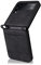 Wallet Case Compatible with Samsung Galaxy Z Flip 4 5G Case, Retro Classic Premium Leather Protective Cover with Card Holder Stand Folio Flip Shockproof Phone Case for Samsung Z Flip4 2022, Black