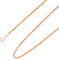 Ardeo Aurum Unisex Damen Herren Kette aus 375 Gold Roségold Kordelkette Halskette 2,0 mm Breite und 60 cm Länge mit Federringverschluss
