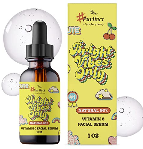 Purifect Vitamin C Facial Serum with Vitamin E & Lemon Extract 30ml | Brightening Face Serum | Hydrating Skincare for Dull & Tired Looking Skin | Radiance-Boosting Daily Facial Treatment