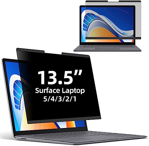 PYS 13.5 inch Surface Privacy Screen Protector Magnetic Removable Privacy Filter for Surface Laptop 3/4 /5/6
