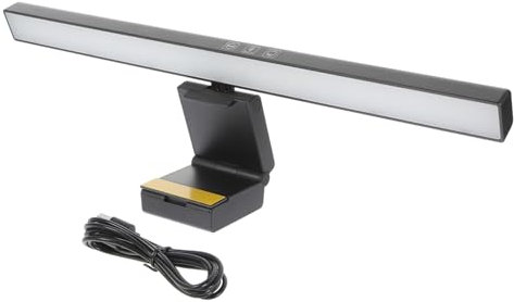 Uonlytech Monitor Light Moniter Laptop Light Bar USB Reading Lamps Monitor Bar Lamp Monitor Bar Light Desk Light Bar Light Bar Monitor Desktop Light Anti-Blue Light Reading Light Abs
