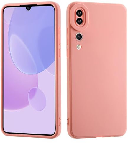 LENGRACE Cover per Huawei P Smart Z/Y9 Prime 2019 Morbida Silicone Custodia,Full Body Protettiva Case per Huawei P Smart Z/Y9 Prime 2019 Antiurto TPU Custodia-Rosa