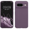 kwmobile Handyhülle für Google Pixel 8 Hülle, für Pixel 8 Case - Hülle Silikon - kabelloses Laden - Helle Iris