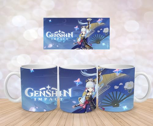 Genshin Impact Tasse: Tolle Designs, Hochwertige Keramik, Perfekt für Gaming Fans (Ayaka)