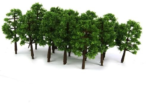 Miniatur-Bäume zum Basteln, 20 Stück, 8 cm, Mini-Modellbäume, künstliche Miniatur-Micro-Landschaftsdekoration, Zug-Layout-Werkzeuge