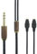 ABLET 6,35mm Audiokabel Kompatibel mit Sennheiser Kopfhörer HD600 HD650 HD580 HD660S HD58X HD660S2 HD6XX 6N OCC Silber Plated Cable Walnuss Holzgehäuse