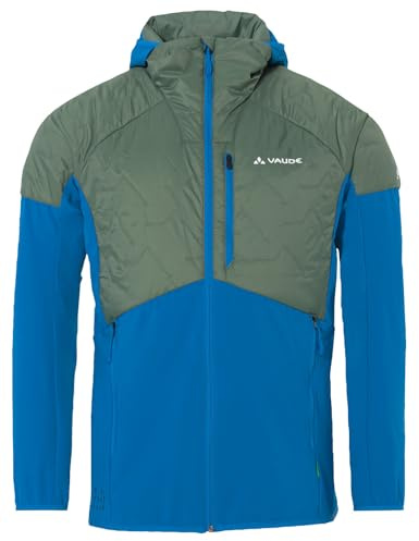 VAUDE Men's Brenva Jacke II -Herren Isolationsjacke mit PrimaLoft® Wattierung – elastische, wasserabweisende & angenehm warme Wanderjacke, Passform: Slim fit, radiate blue, M
