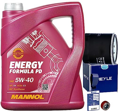 Inspektionspaket Meyle Ölfilter + 5l Motoröl 5W-40
