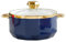 Sopera redonda con tapa de vidrio, cuenco de cerámica for servir sopa, sopera de porcelana for decoración de cocina de restaurante, hogar, apta for microondas y lavavajillas, porcelana(A)