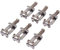 RuiJOTWAT 6 Pack Roller Tremolo Bridge Saddles for Strat Stratocaster and Tele Telecaster Electric Guitars, Nickel Silver