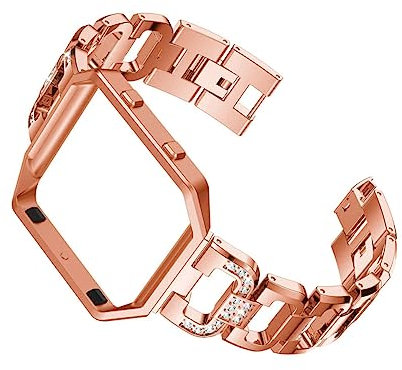 COLLBATH Kompatibles Uhrenarmband mit Strasssteinen Uhrenarmband aus Metall Ersatzarmband Uhrenrahmen stilvoll und komfortabel