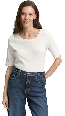Tom Tailor Damen 1047728 Basic T-Shirt (1er Pack)
