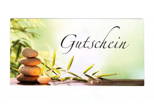 Kuvertwelt Gutschein-Briefumschläge Din Lang (220X110Mm) - Haftklebend - Hochwertige Umschläge Für Gutscheine In Verschiedenen Stückzahlen 100 Stück Druck Gutschein Wellness Grün