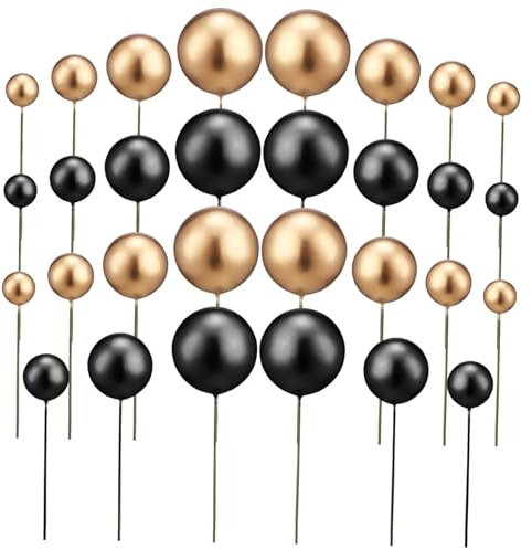 NAMOARLY 30stücke Kuchenaufsatzkugeln Tortenaufsätze Für Geburtstagsparty Kuchendekorationen Dessert-Topper Geburtstagszubehör