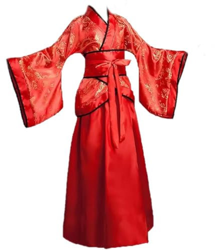 Robe Chinoise Ancienne pour Filles, Costume Traditionnel De Style Chinois Ancien, Robes Hanfu À Manches Longues pour Costume De Danse De Chœur