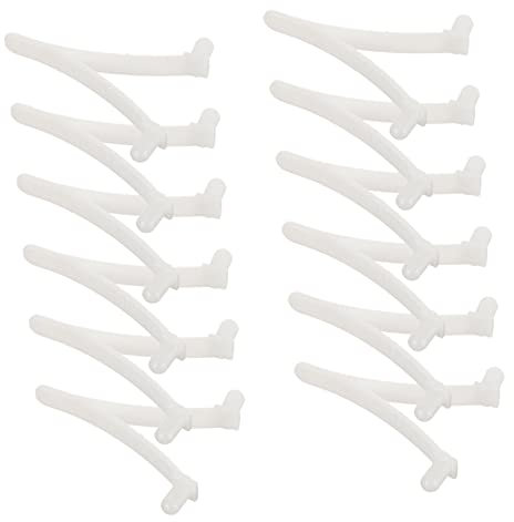 BESPORTBLE 12 Piezas Herramienta de Limpieza de Piscinas Red Limpieza Piscina acessórios Piscina Clips transatlántico Clip de Resorte de Red de Piscina Accesorio de Red de Piscina el plastico