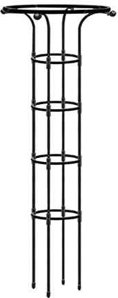 Rustproof Metal Garden Vertical Trellis for Climbing Plants Vines Vegetables Flowers Durable Umbrella Support for Patio Cucumber Clematis Planters