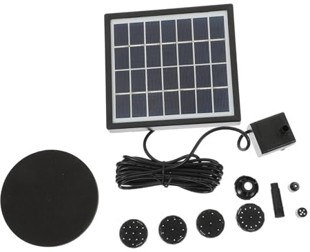 DOITOOL Pompe Solaire pour Bassin de Jardin Fontaine Flottante Décorative Fonction Automatique sans Batterie et Facile à Utiliser