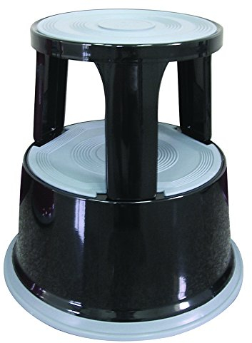 Q-Connect KF00633 Rollhocker aus Kunststoff schwarz